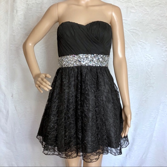 My Michelle Dresses & Skirts - Black Sparkly Sequined Dress